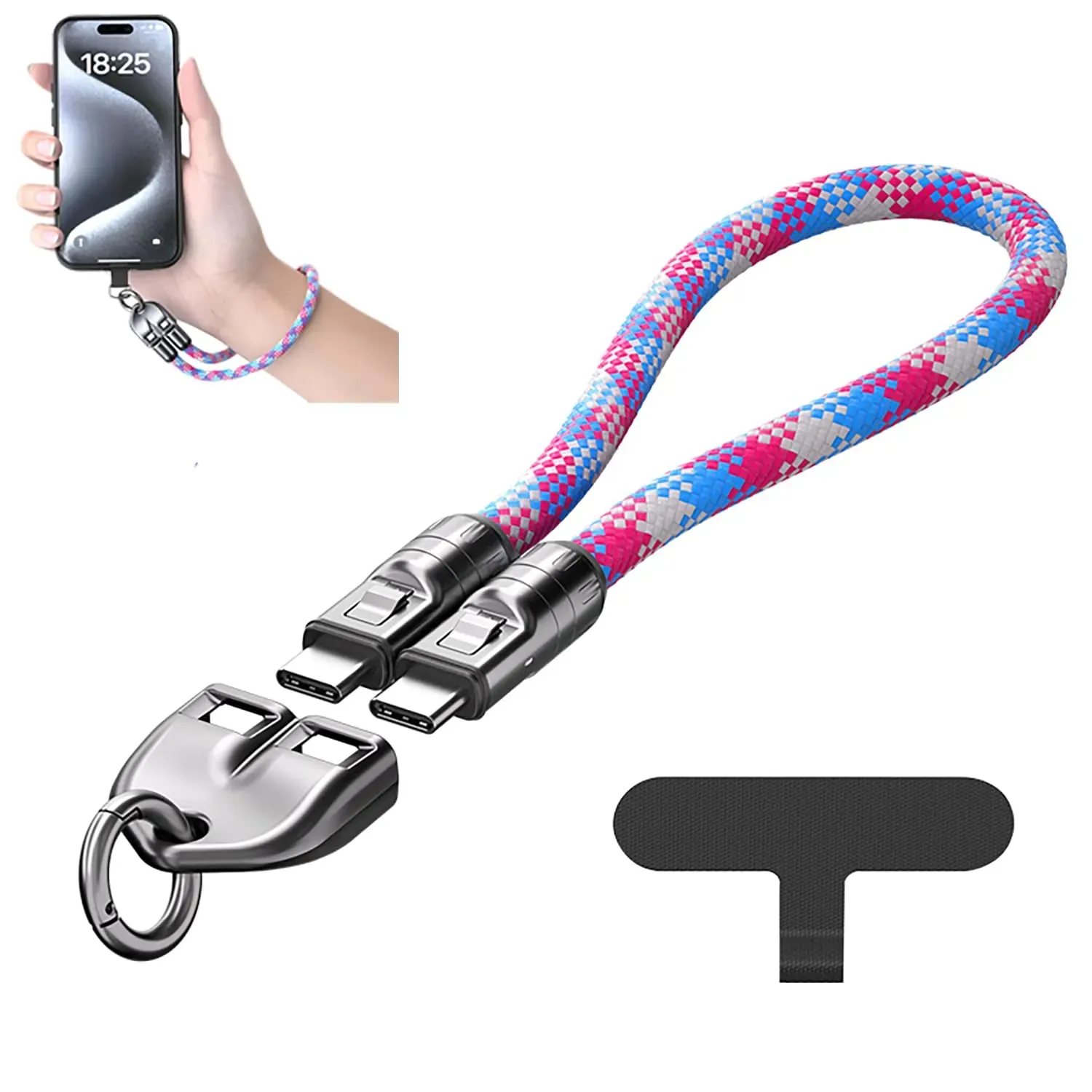 240W USB-C Fast Charging Cable Lanyard